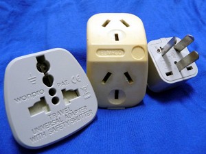P1020171en_aussie_power_adapters 2 new Malaysia/UK - Australia power adapters, with an Australian power splitter vintage 1984